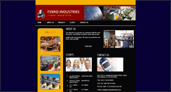 Desktop Screenshot of ferroindustriesindia.com
